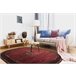 Alfombra de lana POLONIA oval SAMARKAND 200x300 Rojo
