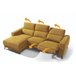 Chaise longue 4 plazas relax eléctrico DRAX derecho mostaza Mostaza