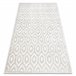 Alfombra SANTO sisal 58380 Hexágono 80x150 Crema
