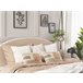 Beliani Cojín decorativo NASTURTIUM Beige