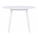 Beliani Conjunto de comedor ROXBY Blanco