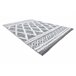 Alfombra ECO sisal BOHO MOROC Diamantes 22297 franjas 117x170 Gris