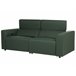Beliani Sofá de 2 plazas Poliéster ULVEN Verde Oscuro