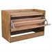 Banqueta Zapatero de madera Natural