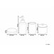Beliani Conjunto de accesorios de baño CUMANA Beige