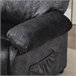 Sillón Relax Reclinable Poliéster, Espuma, Metal HOMCOM Negro