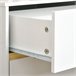 Mesilla de Noche Melamina de Madera, Madera de Pino HOMCOM 50 Blanco