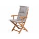Beliani Conjunto de comedor MAUI Gris Oscuro