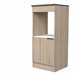 Módulo media columna FUMAY de 60cm para encastar horno Roble