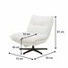 Sillón decorativo rotativo LAIA Beige