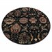 Alfombra de lana SUPERIOR circulo LATICA 200x200 Azul