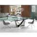 ANGEL CERDA Mesa comedor extensible cristal Transparente