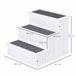 Escaleras para Mascotas Madera de Abeto PawHut Blanco