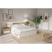 Cama BARI 150x190cm con somier incluido Blanco