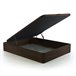 Canape Abatible Descansin | Patas en Madera de Haya Maciza 135x190 Chocolate