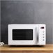Microondas GrandHeat 2000 Flatbed White Cecotec Plateado