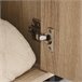 Aparador de Cocina Melamina de Madera, MDF, Metal HOMCOM Marron
