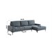 Chaise longue DANTE Gris