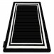 Alfombra HAMPTON Border cuadro 200x290 Negro