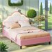 Cama, LED, Cama infantil, Cama juvenil, Cama doble 94x203 Cama, LED, Cama infantil, Cama juvenil, Cama doble 94x203 Rosa