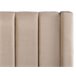 Beliani Cama con somier Terciopelo NOYERS 190x247 Beige