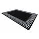 Alfombra HAMPTON Grecos 80x150 Negro