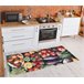 Alfombra lavable ANDRE 1711 Frutas y vegetales para la cocina Multicolor