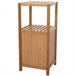 Mueble de baño de bambú mueble estantería SDB04021 Marron Claro