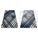 Alfombra INTERO REFLEX 3D enrejado 160x220 Azul