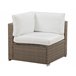 Beliani Conjunto longue BELVEDERE Blanco