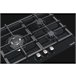 Placa cristal gas CATA LCI 6021BK 3 zonas 59cm negro Negro