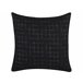Beliani Cojín decorativo BELLFLOWER Negro