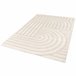 Alfombra con relieve de estilo escandinavo SNOWY - ATTICGO 160x230 Blanco