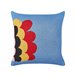 Beliani Cojín decorativo PASHOT Azul