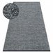 Alfombra FLORENCE 24021 glamour tejido plano flecos 175x270 Gris Oscuro