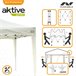 Cenador plegable Max-AIR con chimenea ventilación Aktive Garden Beige