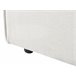Beliani Cama de agua Lino LESTRE 201x221 Crema