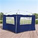 2 Paredes Parte Laterales Tela Oxford Outsunny 300x200 Azul