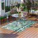 Alfombra de Exterior PP Outsunny Verde