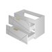 Mueble bajo lavabo encimera Aurora 80 Blanco