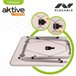 Mesa camping plegable altura regulable Aktive Camping Blanco