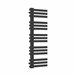 Radiador toallero mural Slidre de baño 561 W 15 lamas acero Negro