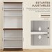 Alacena de Cocina MDF HOMCOM, hogar - cocina Blanco