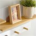 Perchero de pared en 2 partes FHK21-WN SoBuy Natural/ Blanco