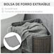 Cesto para Ropa Bambú HOMCOM, hogar - baño Cesto para Ropa Bambú HOMCOM, hogar - baño Gris