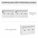 Aparador de Salón MDF HOMCOM, hogar - muebles de comedor 102 Blanco