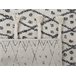 Beliani Alfombra de pelo corto AGADIR 140x200 Blanco/ Beige