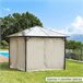 Paredes para Cenador Poliéster Outsunny Beige