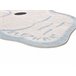 Alfombra infantil forma nube CANDY - ATTICGO 75x120 Blanco