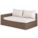 Beliani Conjunto longue PALERMO Marron Claro